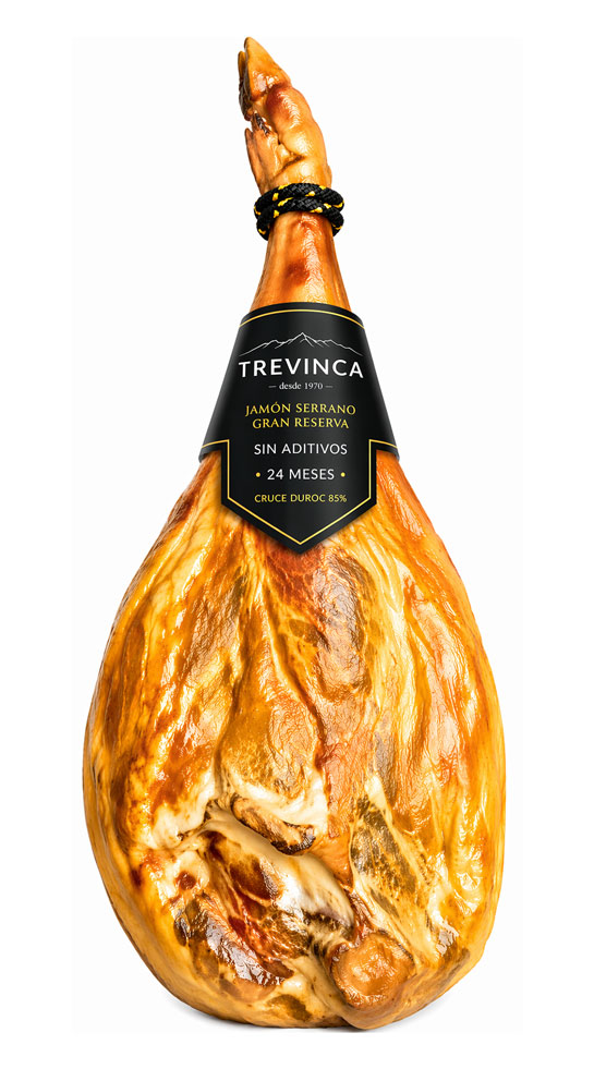 Jamón Serrano Gran Reserva Duroc 85 % Con Pata + 24 Meses Sin Aditivos