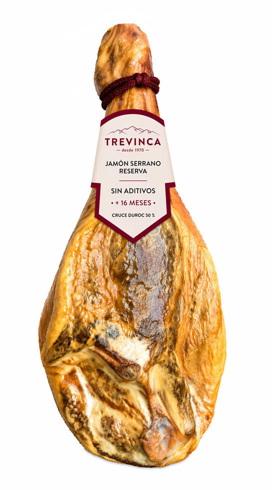 Jamon Serrano Reserva Duroc Sin Pata + 16 Meses Sin Aditivos